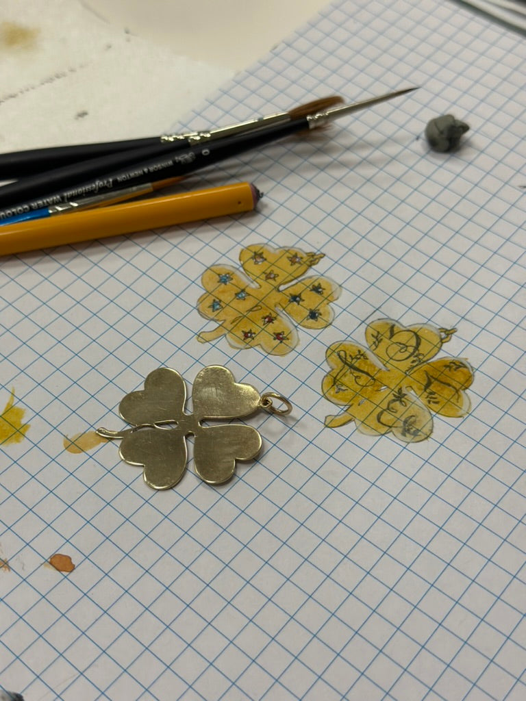 Jumbo Birthstone Clover